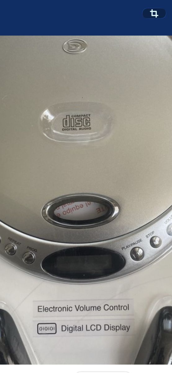 Durabrand CD-566 Portable Compact Disc Player with Electronic Volume & Digital LCD Display