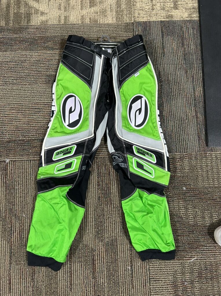 Answer Motorcycle Motocross Pants 32 Waist Green