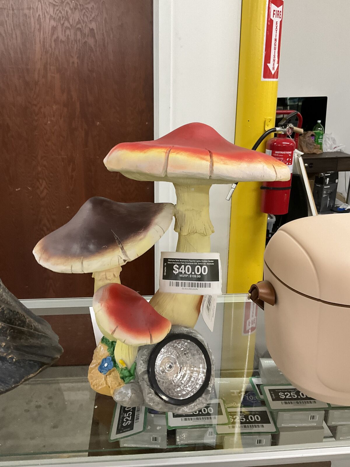 Solar Mushrooms Figurine Lights Outdoor Garden Ornament