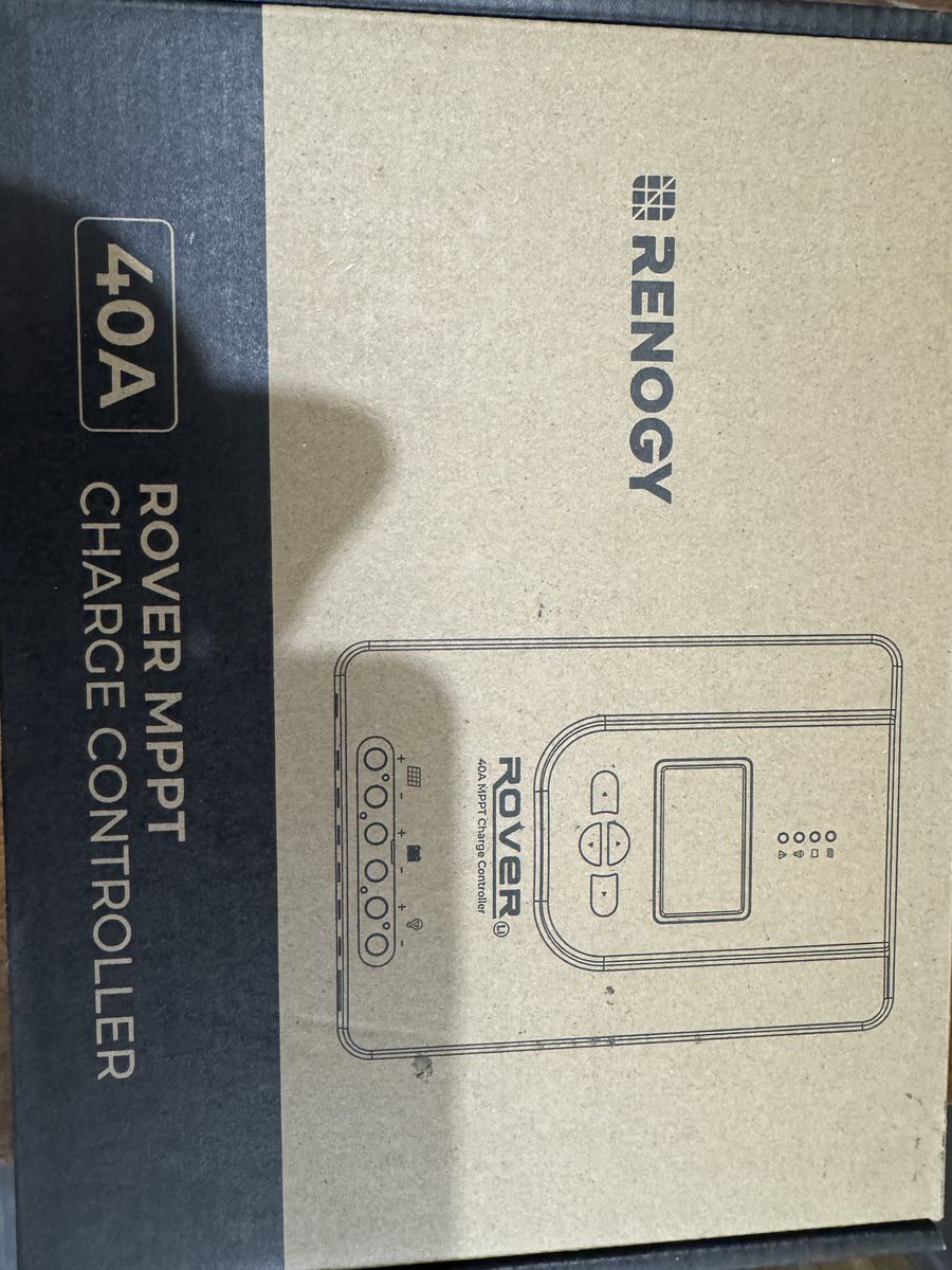 Renogy Rover 40amp MPPT Solar Charge Controller