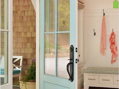 Fiberglass Cottage Style 4 Lite Entry Door