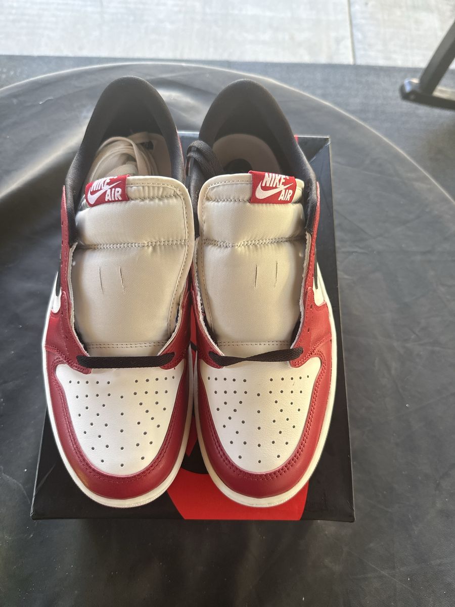 Nike Air Jordan 1 Retro Low OG Varsity Red/Black/Summit White Men's Size 12