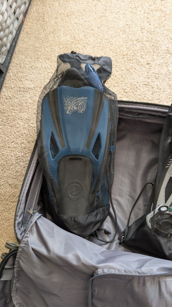 U.S. Divers Proflex II Snorkeling Fins - Blue/Black, Adjustable, Size S/M