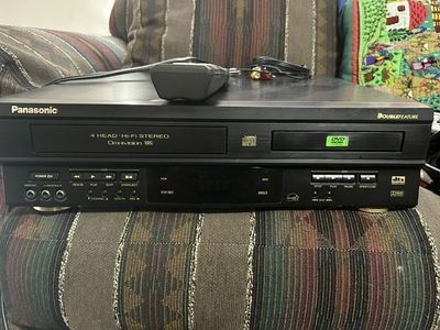 Panasonic dual VHS/DVD player