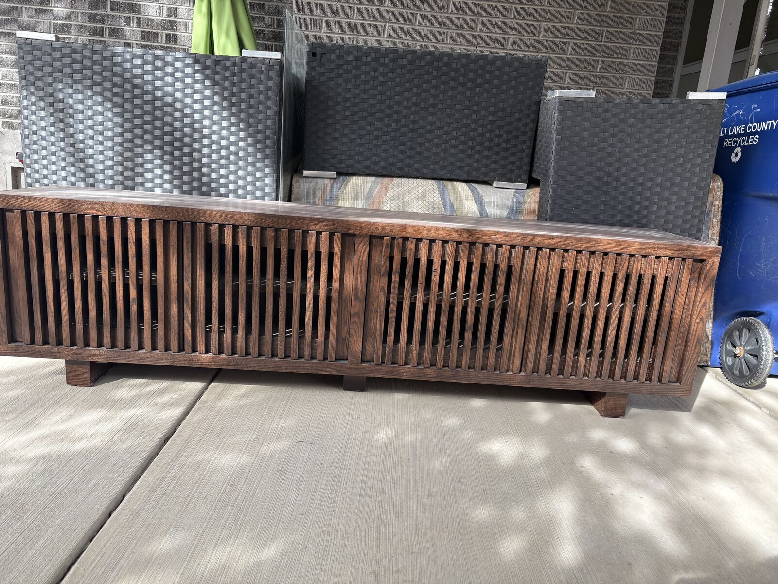 80” SOLID MANGO WOOD TV STAND