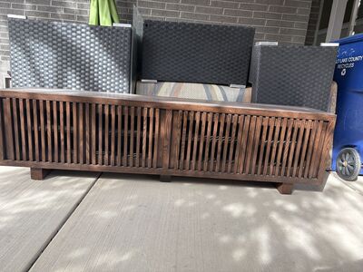 80” SOLID MANGO WOOD TV STAND