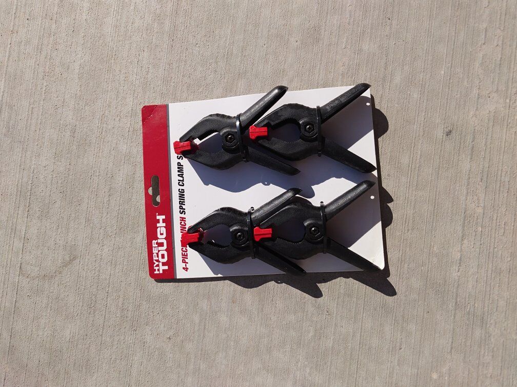 2 pack Hyper Tough 4 Piece clamp set