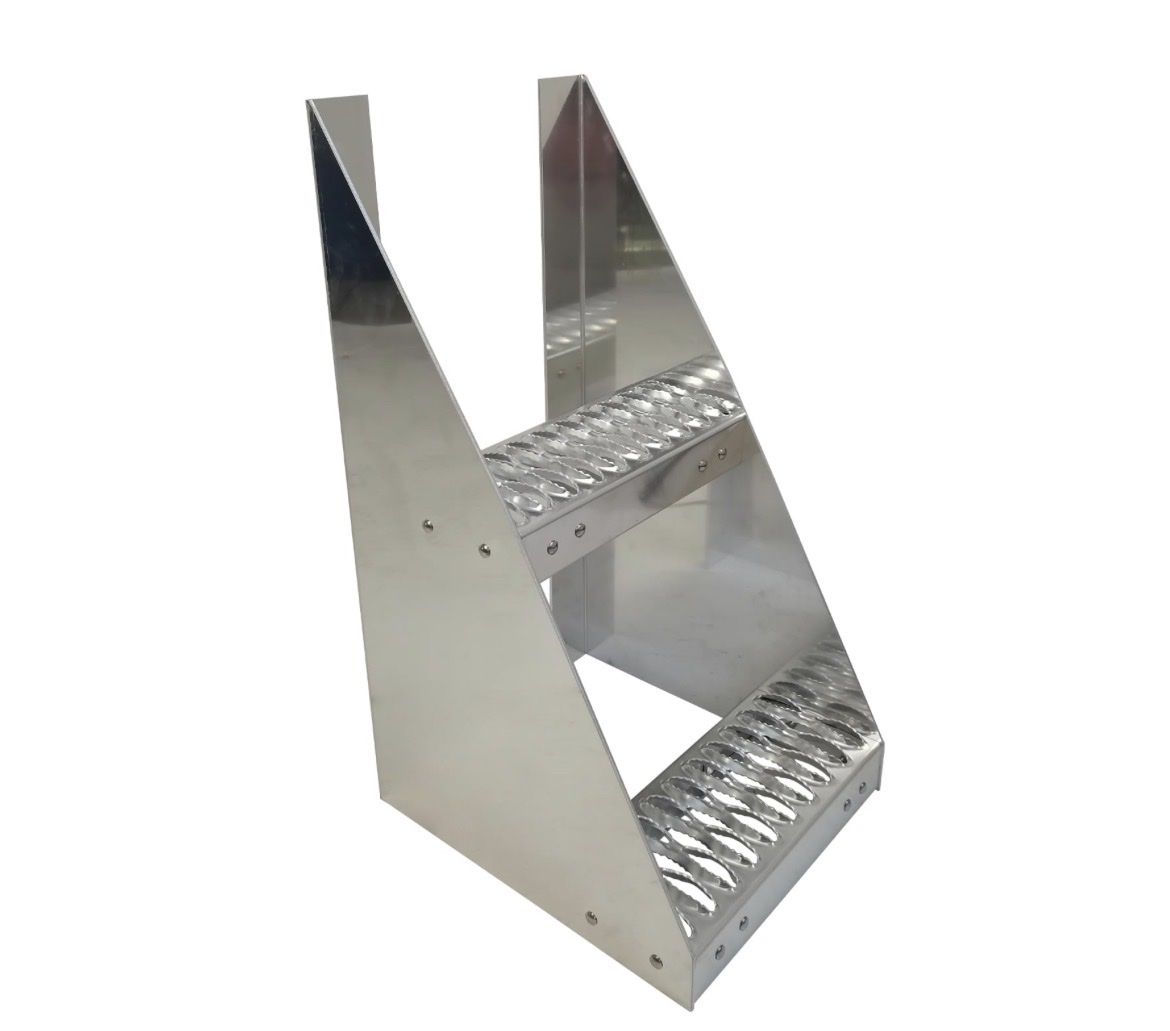 New 12” Aluminum Frame Truck Step Mounts to Frame Rail Fits Most Semi Trucks
