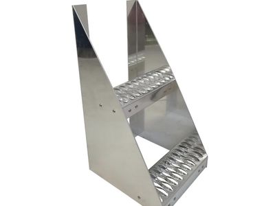 New 12” Aluminum Frame Truck Step Mounts to Frame Rail Fits Most Semi Trucks
