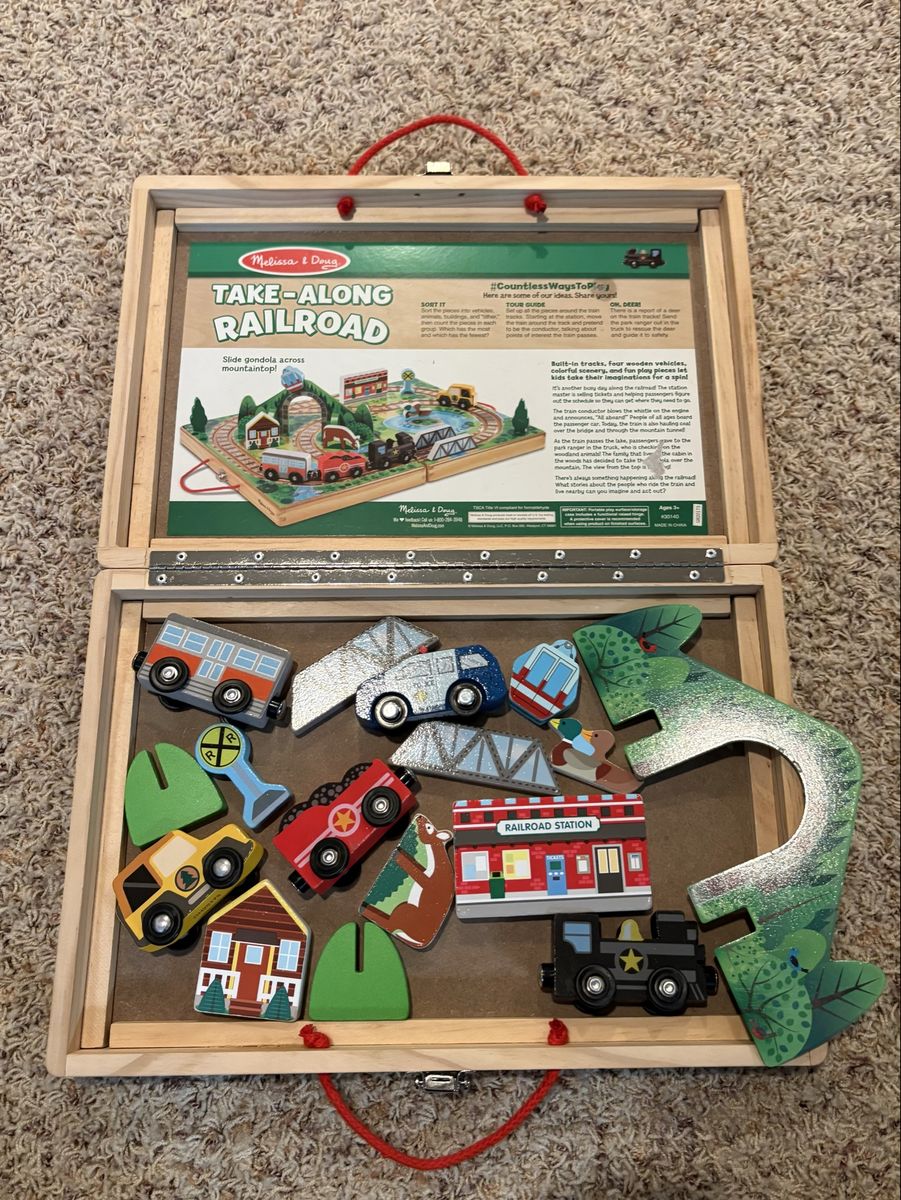Melissa and Doug Take Along Railroad