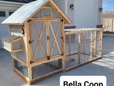 Craftsman Chicken Coops and Runs. All Coops come fully assembled.