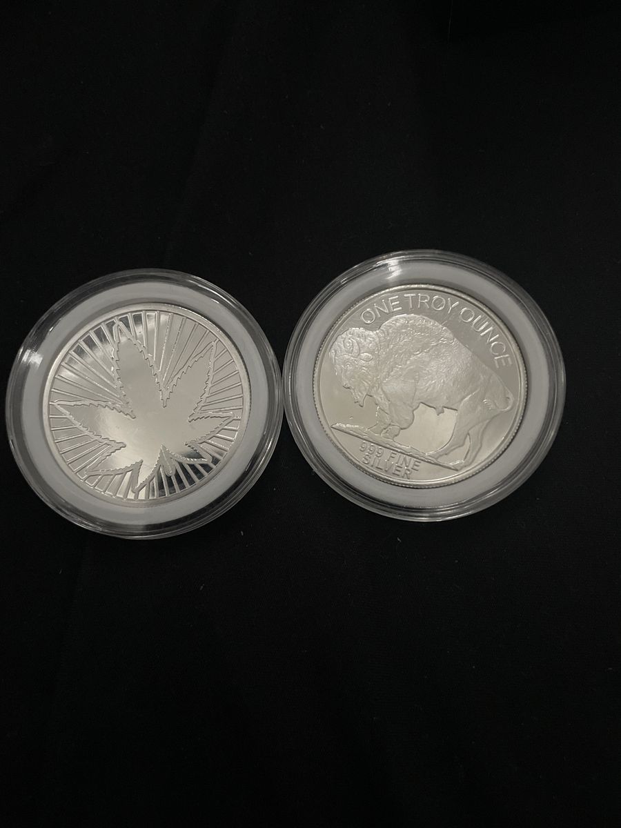 Two Troy ounces of silver
