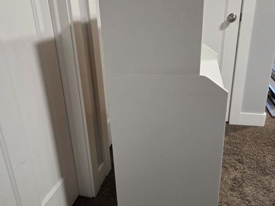 White IKEA Hauga 3-drawer dresser