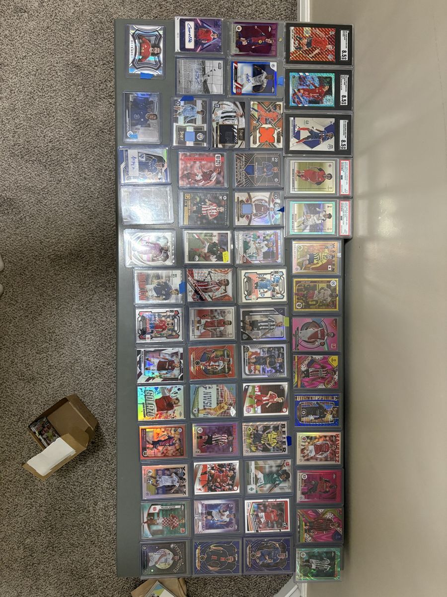 Soccer Card Collection - 70+ Cards, Stars, Rookies, Graded, Autographs - Mix of Brands & Years