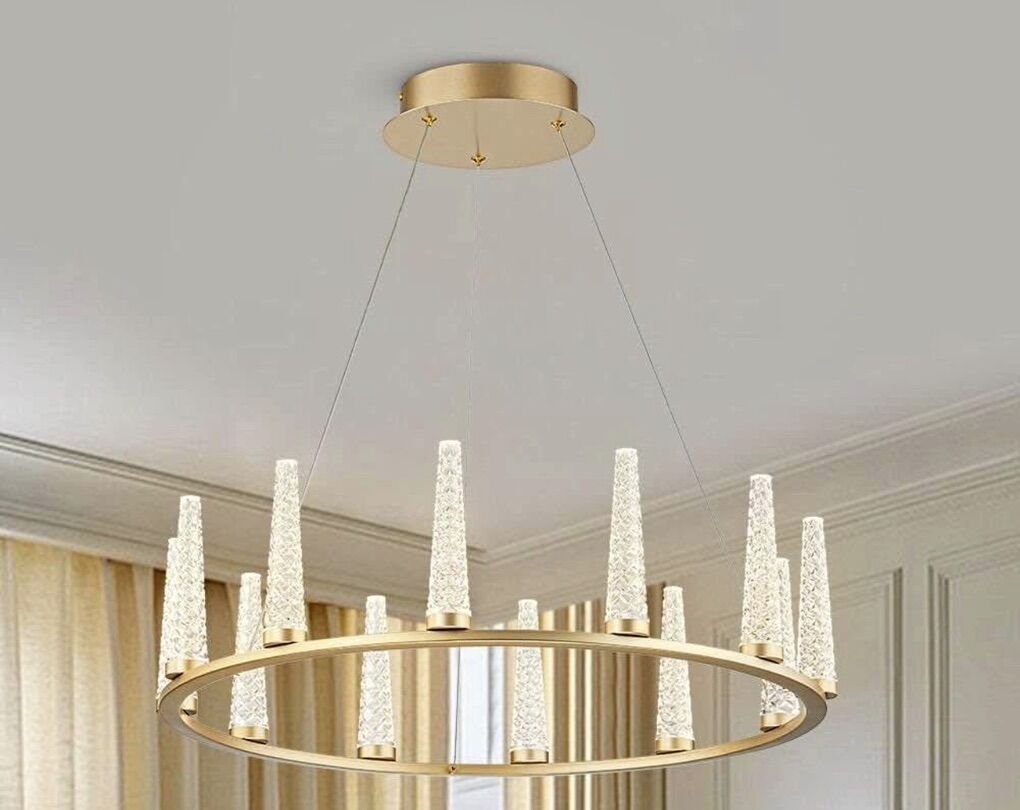 Sleek & Contemporary (Single-Tier Chandelier) lamp