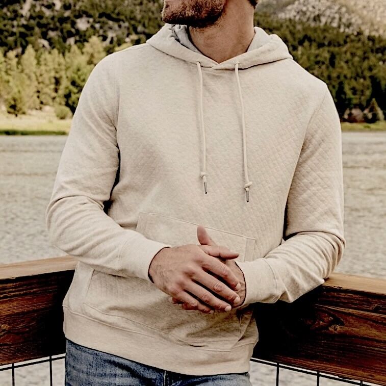 Flag & Anthem Bradner Super-Soft Quilted Hoodie - Mens Size Large