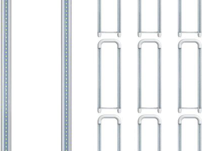 Romwish U Shaped LED Tube, 18W, 10 Pack
