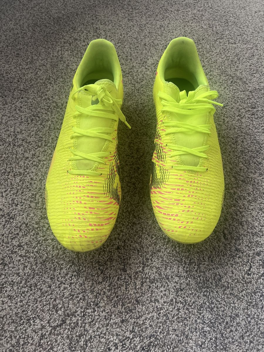 Adidas X Speedflow.1 FG Fluorescent Yellow Soccer Cleats Men's Size 10.5