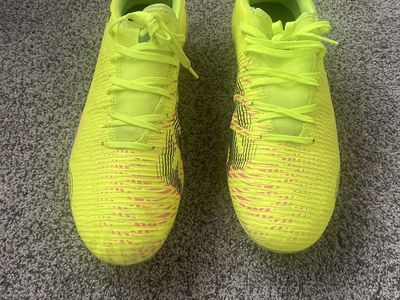 Adidas X Speedflow.1 FG Fluorescent Yellow Soccer Cleats Men's Size 10.5