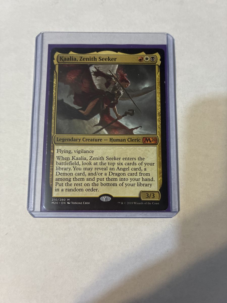 MTG Kaalia, Zenith Seeker M20 Legendary Creature - Human Cleric Magic The Gathering Card