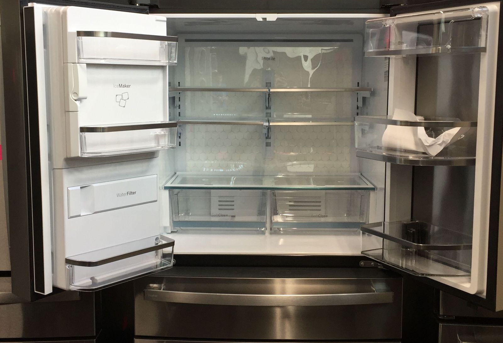 New GE Profile Fridge Stainless Steel French Doors