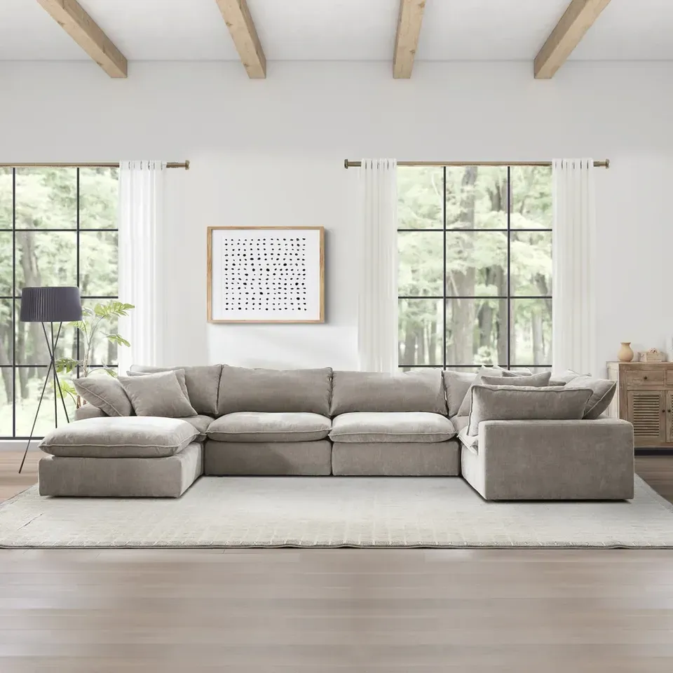 ️ WAREHOUSE CLEARANCE – Sereen Taupe Sectional