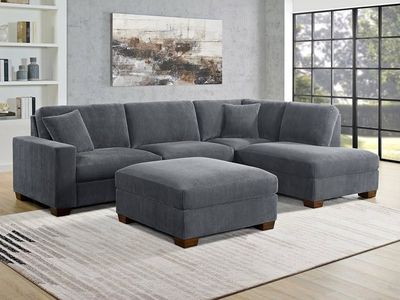 Thomasville Sectional + Ottoman – MUST GO THIS WEEKEND
