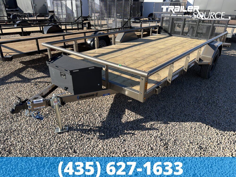7x14 Diamond C PSA 135 Utility Trailer - 3.5K GVWR