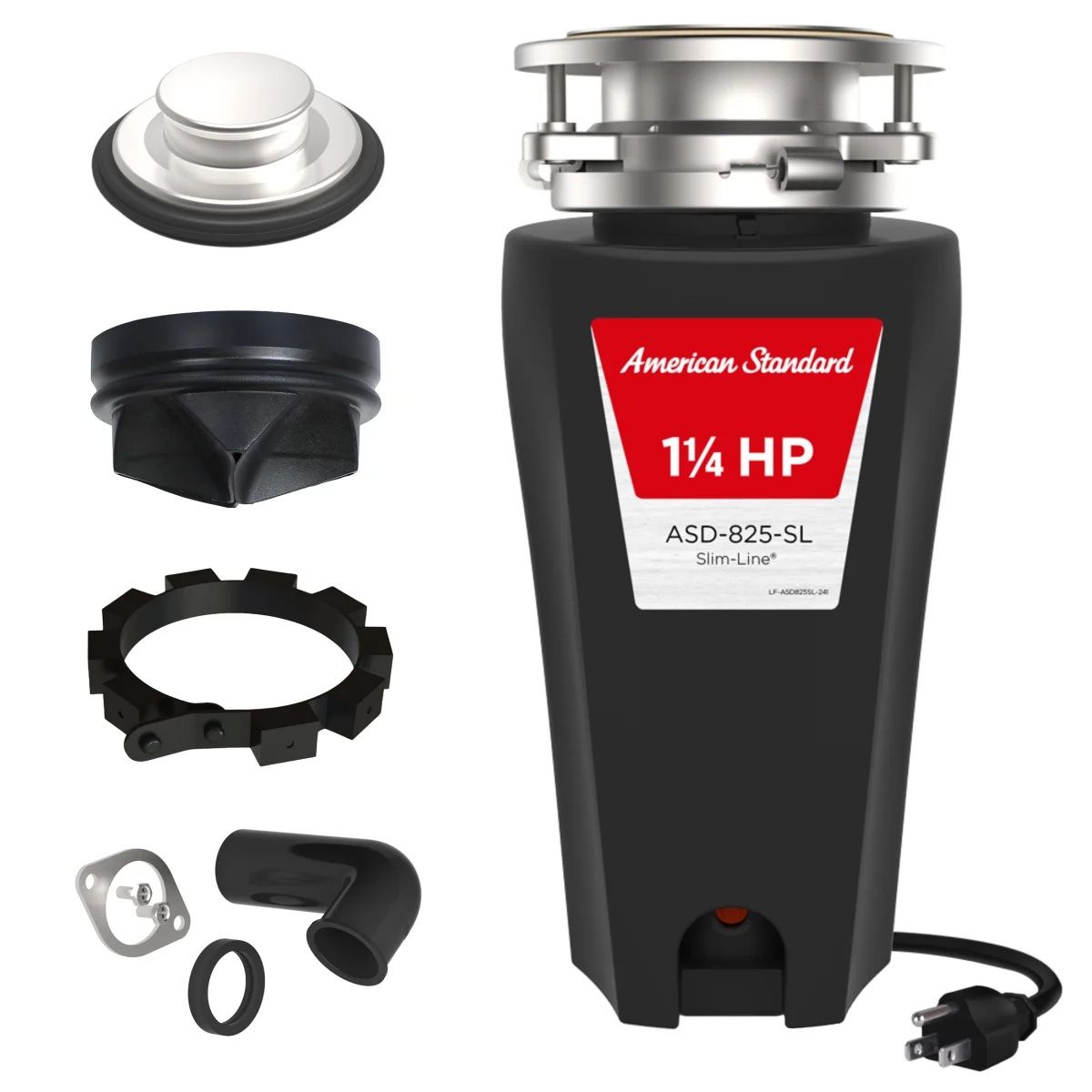 American Standard 10-US-ASD-825-SL Slim-Line 1.25HP Garbage Disposal 1878939 #102175