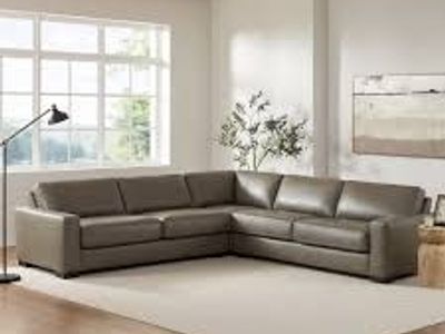 Aiden & Ivy Furniture Tayler Leather Sectional 1812590 #106074