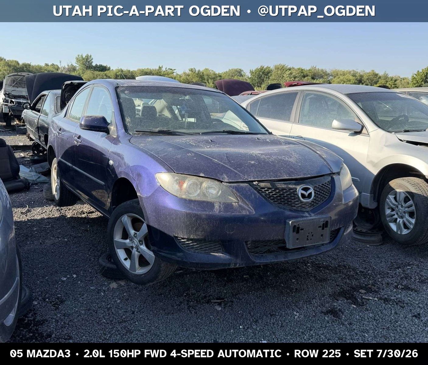 New Arrival - 2005 Mazda Mazda3 Parts - UTPAP Ogden