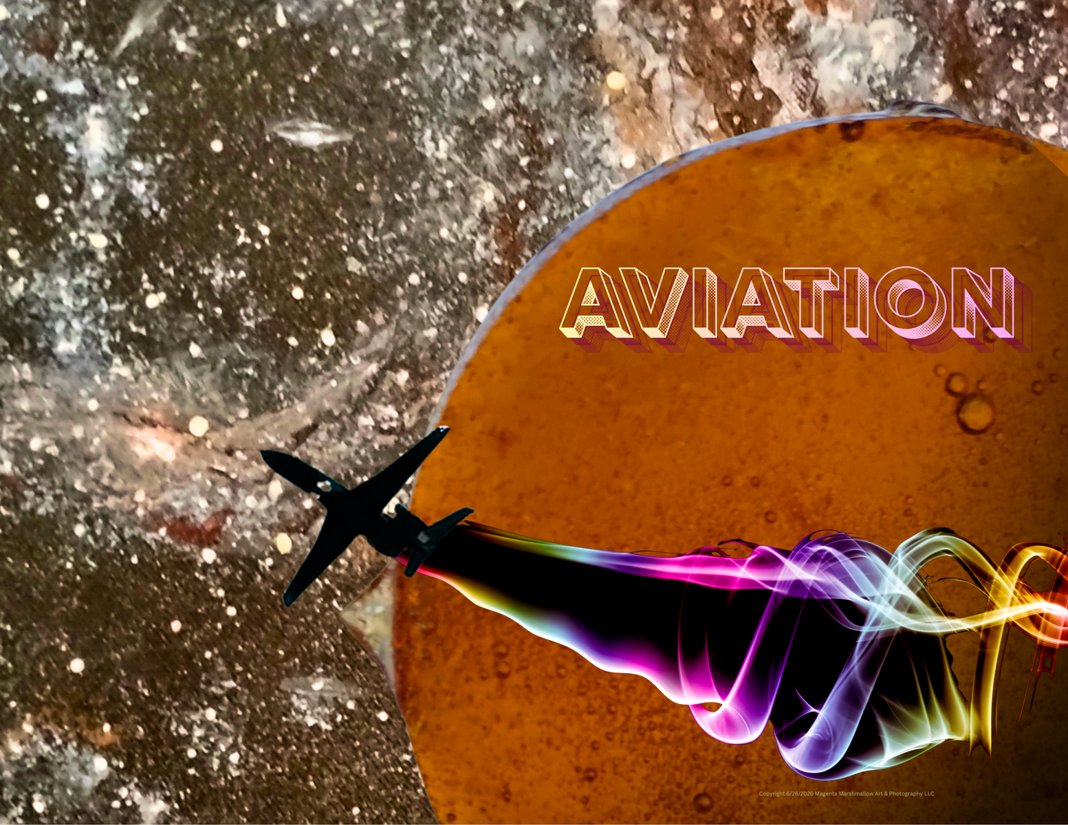 Space plane - Canvas Print