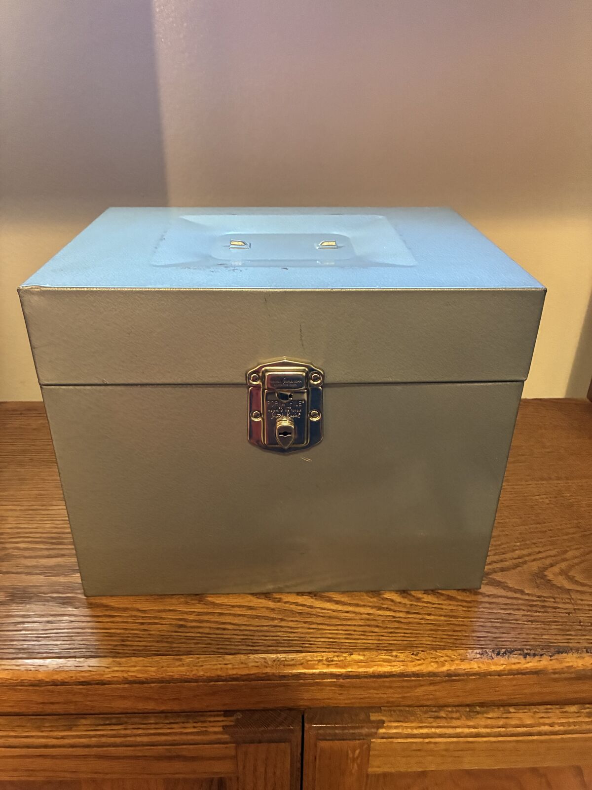 1960’s Porta-File Lock Box
