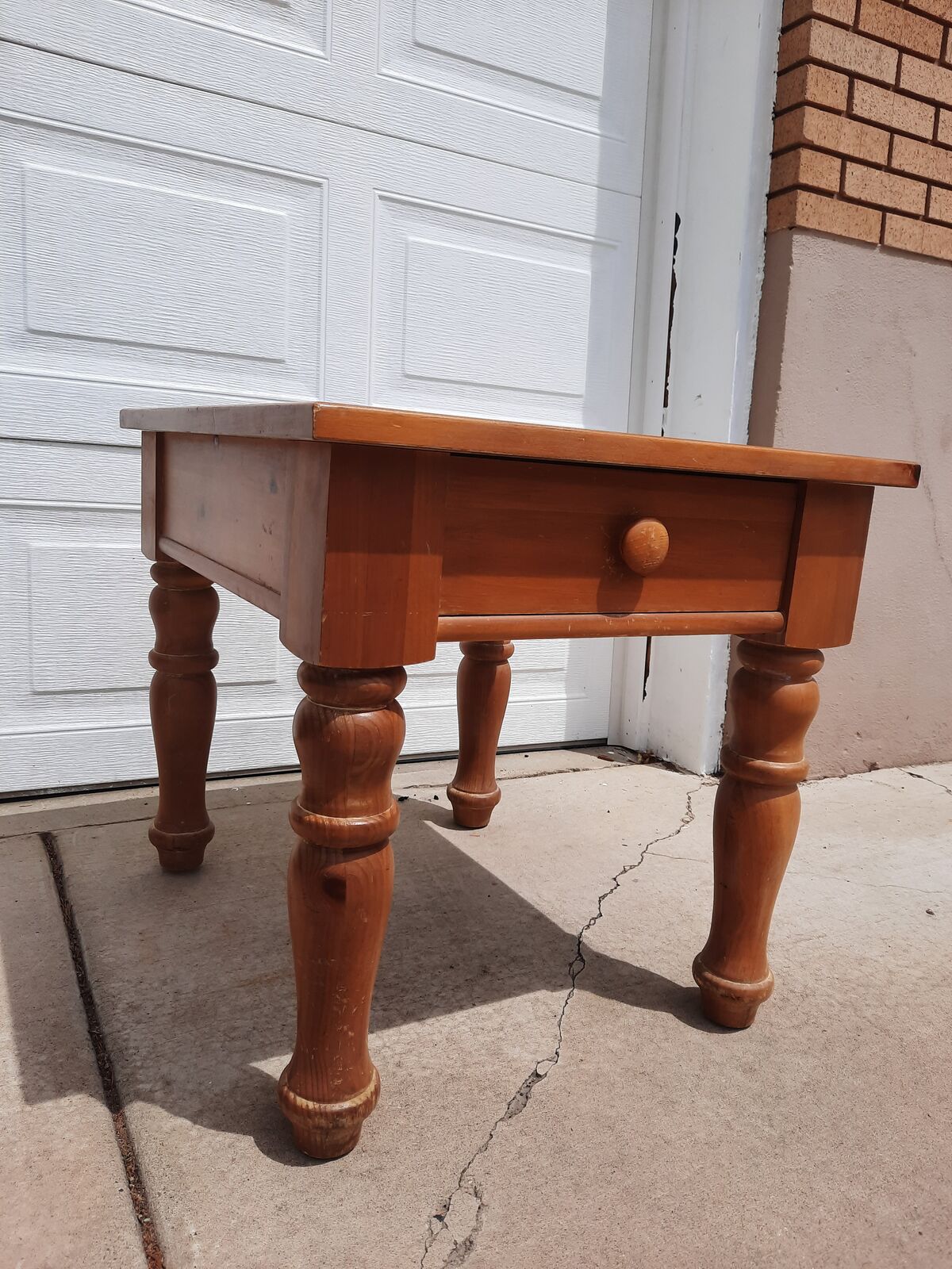 Broyhill Solid Oak End table