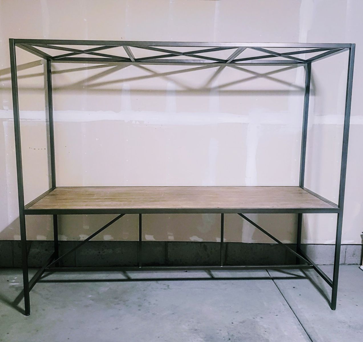 iron/Wood Console Table