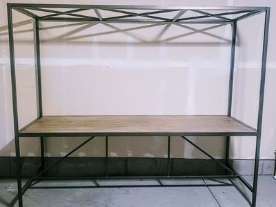 iron/Wood Console Table