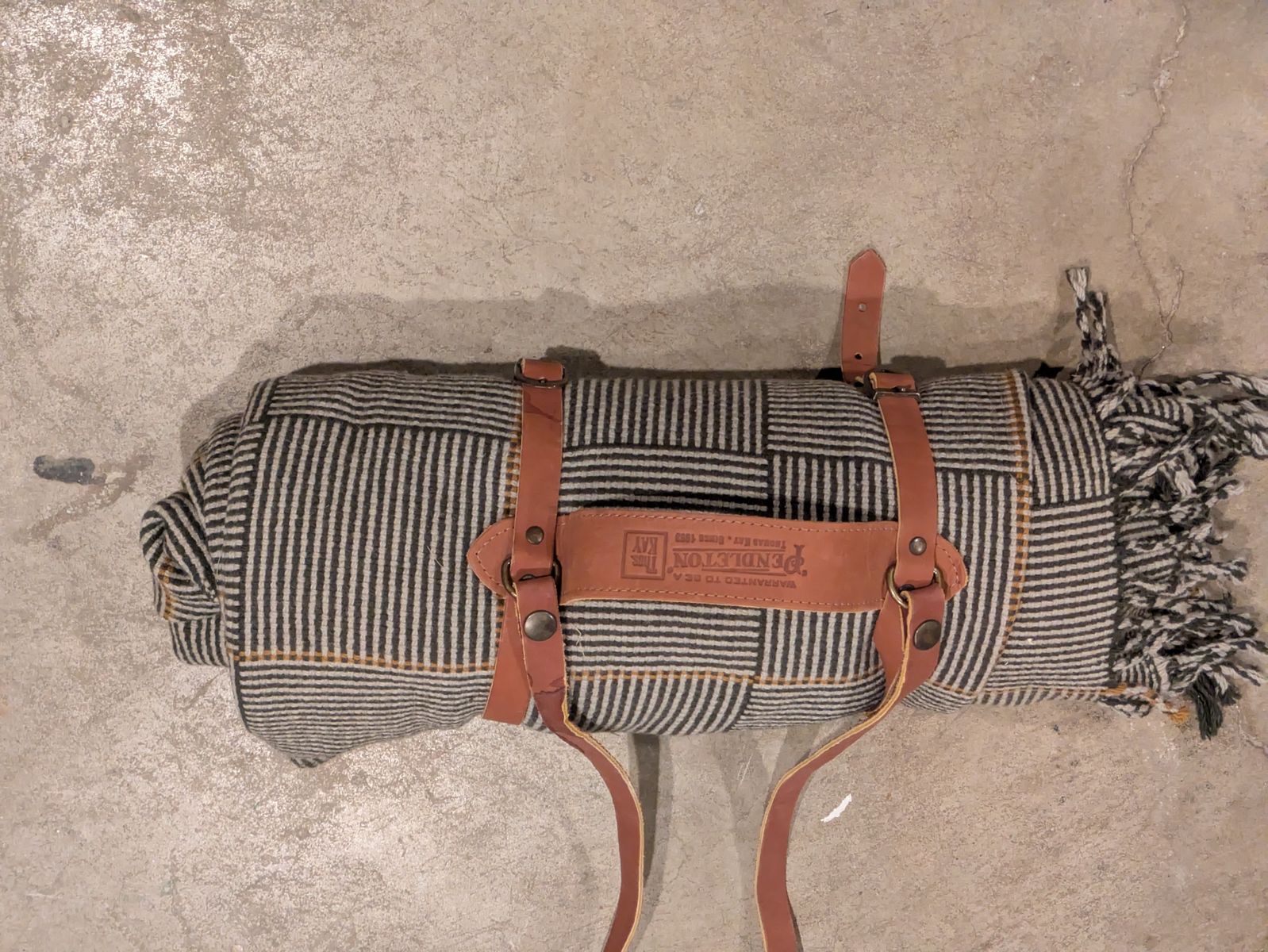 Pendleton Picnic Blanket with Leather Carrier