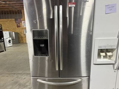 BIG DEALS HERE! WHIRLPOOL FRENCH DOOR FRIDGE