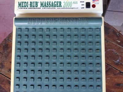 Medi-Rub Massager 2000 Plus Foot Massager - Green/Beige