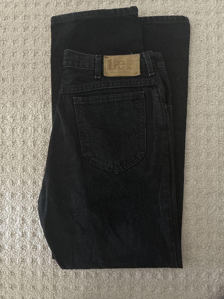 Men’s black Lee jeans. Size 33 x 30