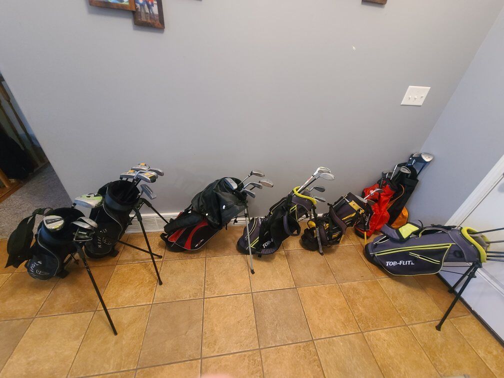 youth RH golf club sets