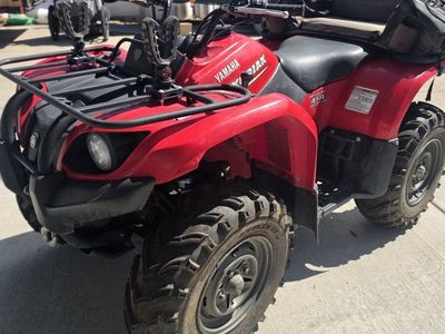 2006 Yamaha Kodiak ATV - Red, Low Mileage, Electric Power Steering, Winch