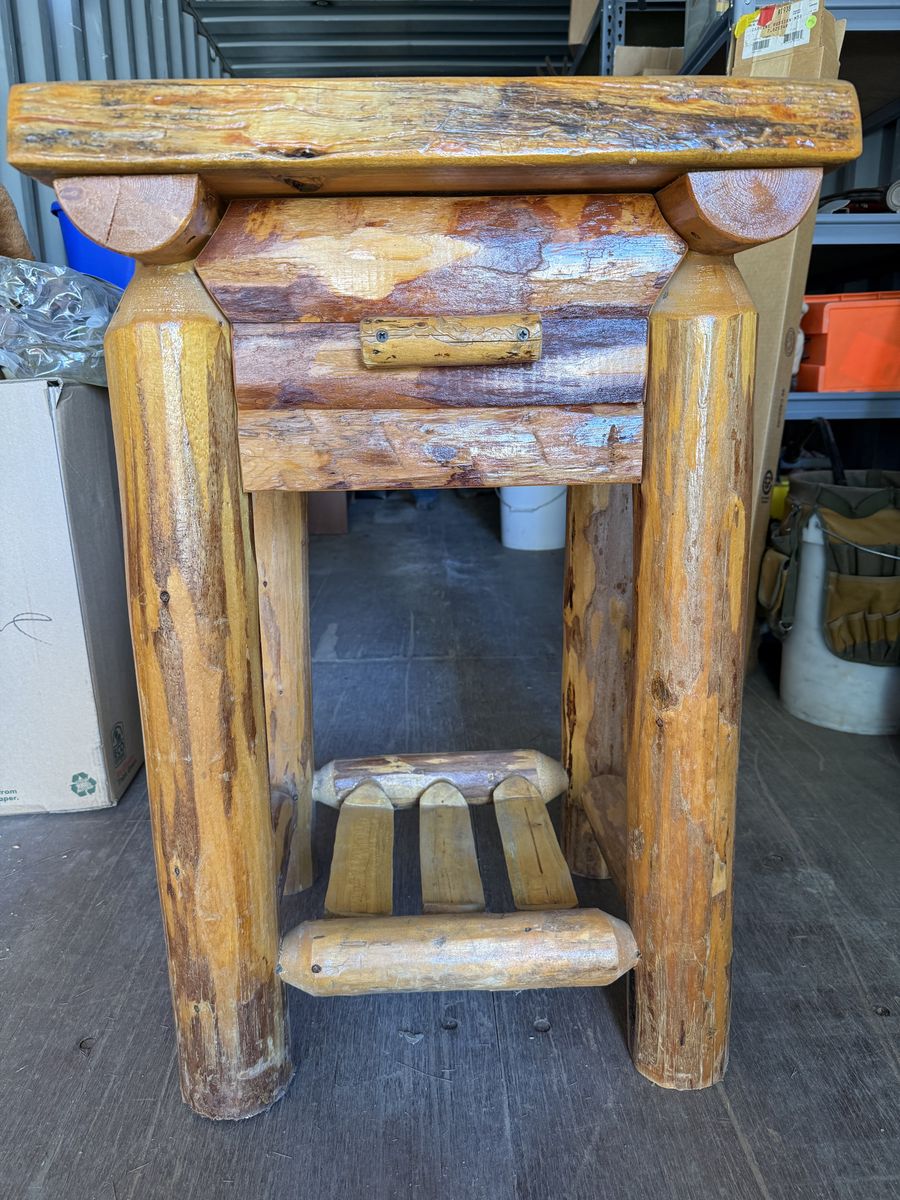 Hand carved night stand