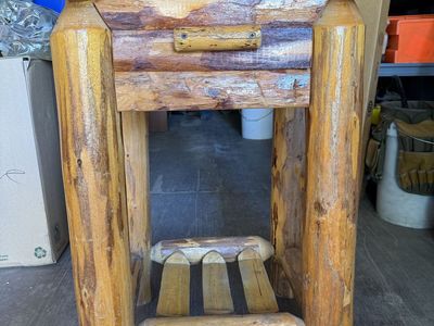 Hand carved night stand