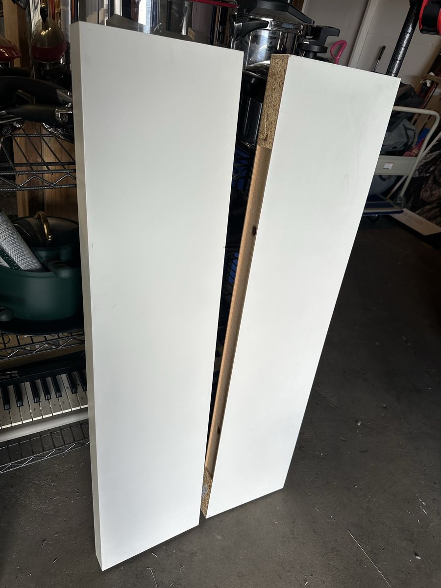 2 IKEA LACK Floating Shelves 43-1/4”