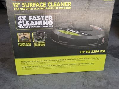 RYOBI 12" Surface Cleaner – New / Excellent Condition