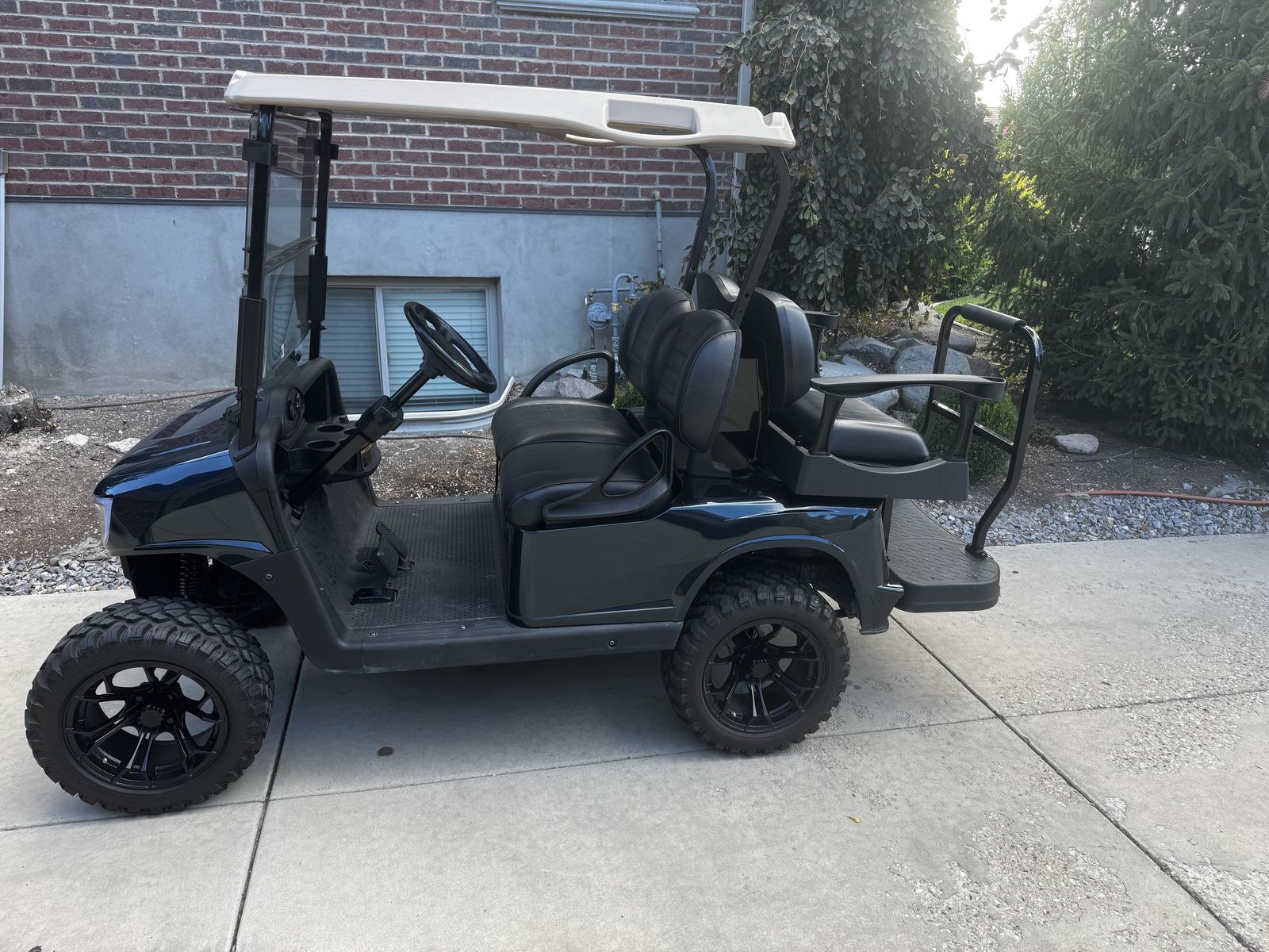 2021 EZGO lithium ion four seater golf cart 