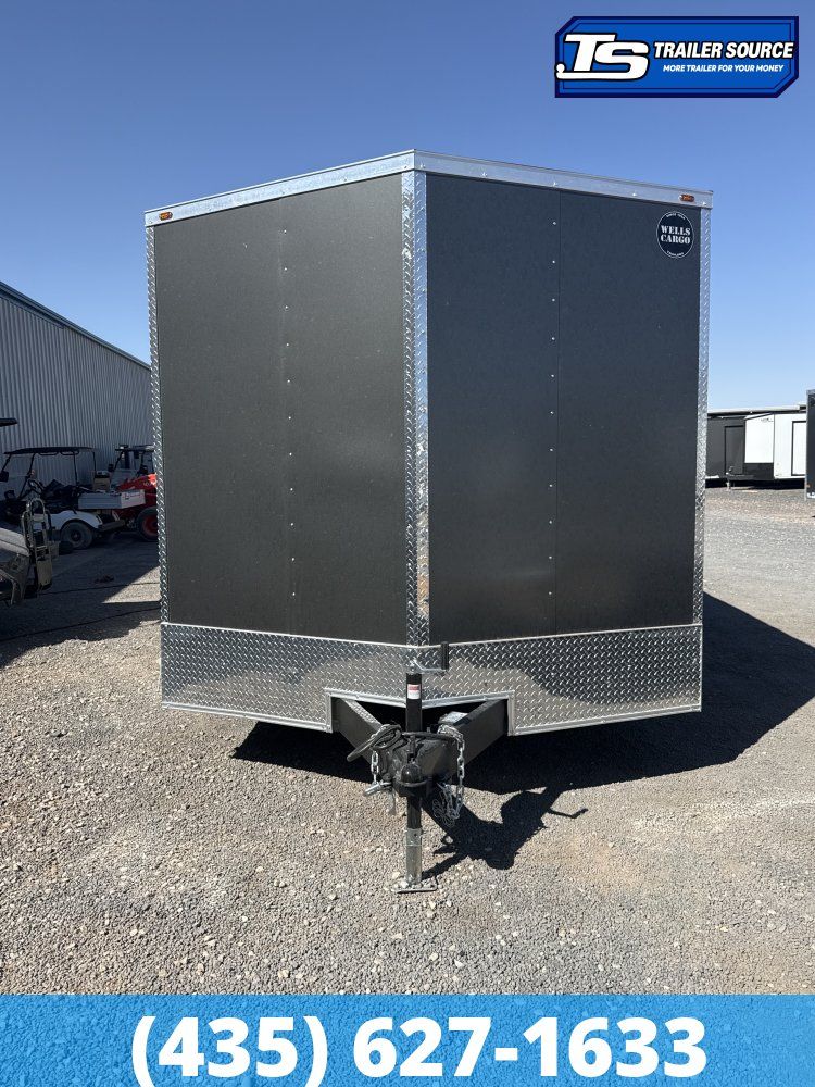 8.5x20 Wells Cargo Fast Trac Deluxe Enclosed Cargo Trailer - 7'0" Interior - 7K GVWR - .080 PolyCor, Dovetail