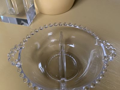 MCM Imperial Glass Candlewick Divided Dish