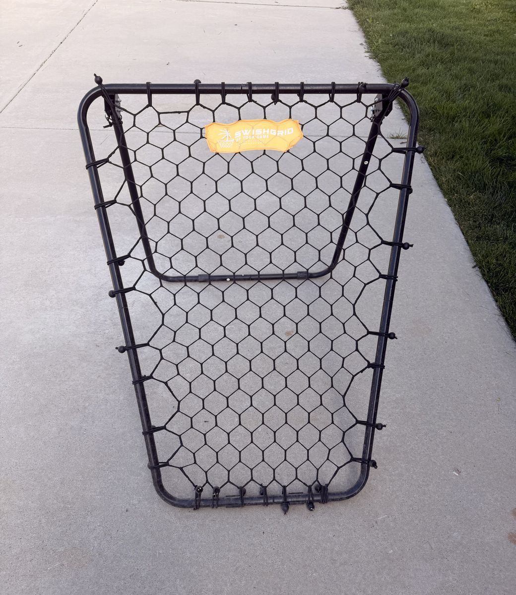 Basketball Rebounder with Adjustable Frame